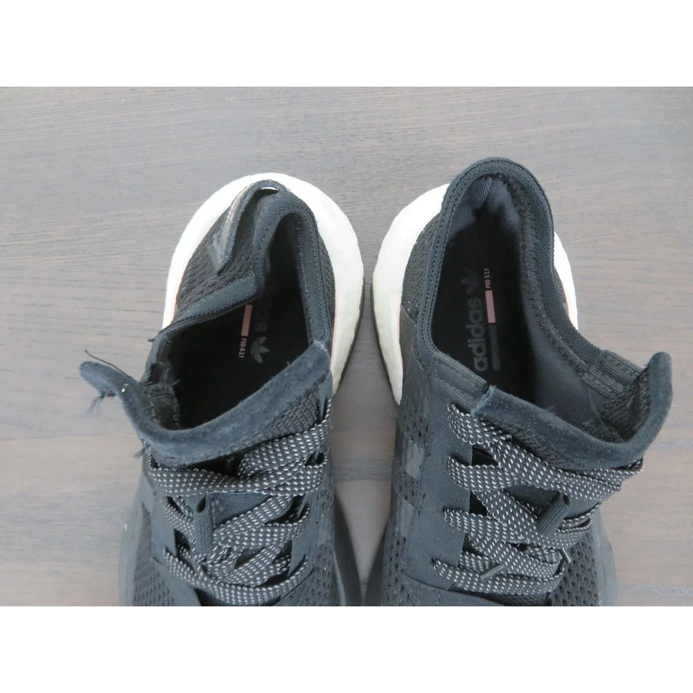 Adidas POD-S3.1 Shoes Mens Size 7.5 Black Pink Running Sneakers Gym B37447